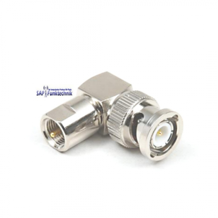 Winkeladapter, BNC-Stecker auf FME-Stecker
